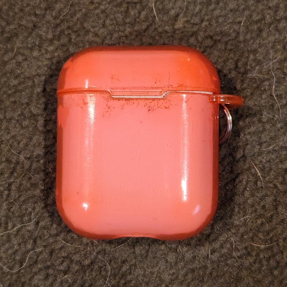 Apple Earbud Headphones - Red Case